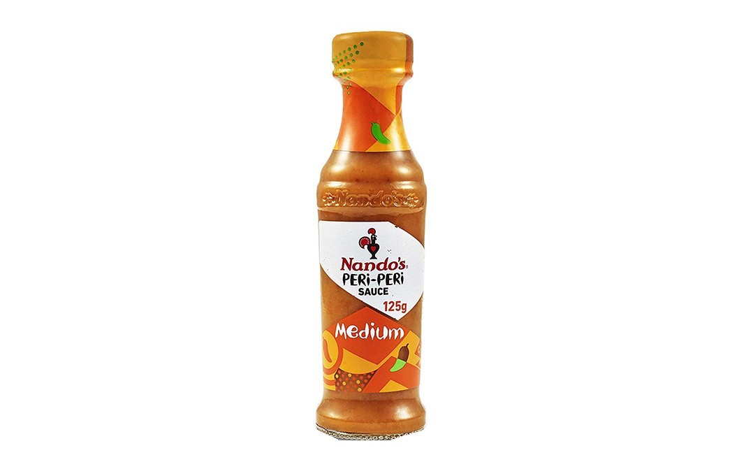 Nando's Peri- Peri Sauce Medium   Glass Bottle  125 grams